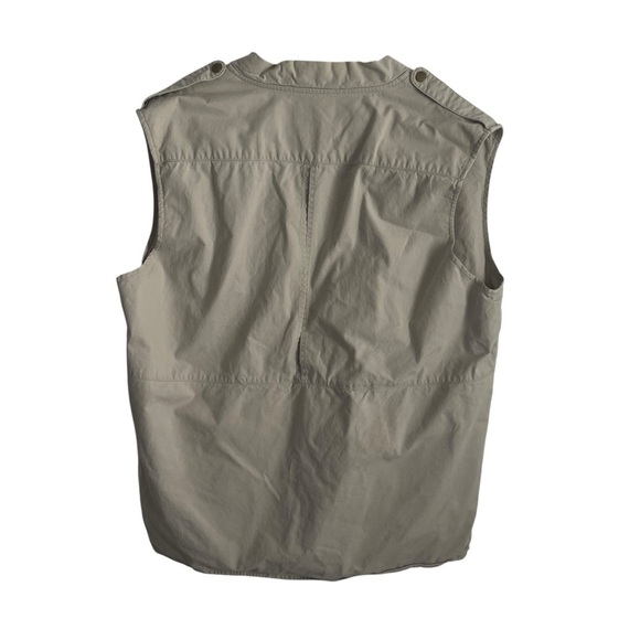 Woolrich Vintage Utility Outdoor Vest men’s large made in Macau British tan size - Picture 2 of 13